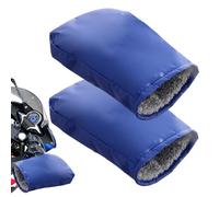 Housses de poignées de moto - Gants réfléchissants pour VTT - Protection thermique contre les intempéries froides - Gants doublés en polaire épaisse et coupe-vent - Équipement d'équitation