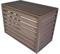 Housses de pompe à chaleur pour unité extérieure, clôture pour cacher le climatiseur, mini couvercle de tuyau fendu, réduction du bruit, clôture pour cacher le climatiseur, applicable à l'unité