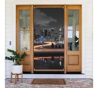 Housses de porte - Printemps été imprimé pont moderne No.35 bannières de porte pour avant, panneau d'hiver et d'automne à suspendre pour extérieur et intérieur, fournitures de décoration murale pour