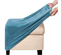 Housses de Pouf Carrées Extensibles Housse Ottomane en Velours Housse de Repose-Pieds Rectangle 68-82cm Housse de Protection pour Repose-Pieds Carrées (Color : I)