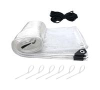 Housses de poulailler pour l'hiver | Enveloppe transparente avec cordons - Bâche isolante imperméable | Pour petits animaux de ferme et pelouse