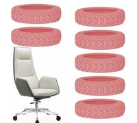 Housses de protection de roue à bagages - Protection de coffre flexible en silicone pour la plupart des roues pivotantes à 8 roues - Réduit le bruit des accessoires de voyage Anulely