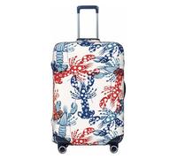 Housses de protection élastiques pour bagages de 45,7 à 81,3 cm, Noir/blanc, X-Large