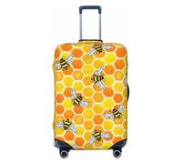 Housses de protection élastiques pour bagages de voyage de 45,7 à 81,3 cm, noir, L