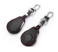 Housses de Protection en Cuir pour clé de Voiture pour BMW Mini Cooper Countryman 3 Boutons Smart Remote Fob Shell Keychain Holder Protector Bag Accessoires