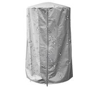 Housses de protection imperméables pour l'extérieur, capots de protection pour appareils de chauffage - Inoxydable et étanche avec ouverture latérale à fermeture éclair pour table, jardin, maison, mur