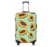 Housses de protection lavables pour bagages de voyage avec impression papaye vive de 45,7 à 81,3 cm, haute élasticité, Noir , x-large