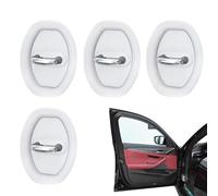 Housses De Protection Pour Bouton De Porte De Voiture - Remplacements Automobiles Étanches De Style Sportif | Loquets De Serrure De Porte, Accessoire Intérieur De Véhicule À Coussin En Silicone, Antir