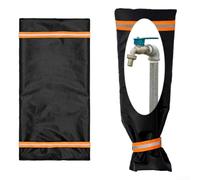 Housses de protection pour robinet d'extérieur contre les dommages causés par les intempéries hivernales et le gel des tuyaux (26 x 64 cm)