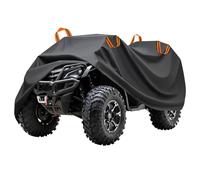 Housses de Quad pour Can AmFourTrax Recon 2009-2016 2017 2018 2019 2020 2021 2022 2023, Housse Imperméable et Résistante Vent 4 Roues Bâche Anti-UV Bâche Protection Quad,B-Orange