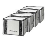 Housses de rangement sous vide - COMPACTOR - 125 Litres - Blanc avec liseré gris - Sous-vide - Adulte - Mixte