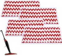 Housses de rechange - NETBOAT - Vileda Steam XXL - 4 tampons en microfibre - Lavables - Rose