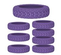 Housses de roue à bagages - 8 pièces de protection de valise en silicone flexible | Réduire le bruit. Les housses de roue de bagages protègent les roues de bagages Anulely