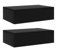 Housses de salon de jardin 2 pcs 12 oillets 325x205x90 cm