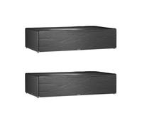 Housses de salon de jardin 2 pcs 12 oillets rectangulaire 3155365