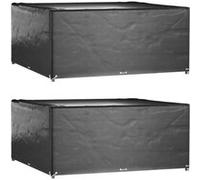 2x Housses de Mobilier de Jardin Rotin 10 Oeillets 229x113 cm Meuble vidaXL