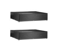 Vidaxl Housses De Salon De Jardin 2 Pcs 16 ?illets 240x240x55 Cm Carré