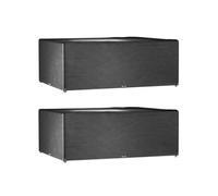 Vidaxl Housses De Salon De Jardin 2 Pcs 16 Oeillets Rectangulaire