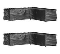 Vidaxl Housses De Salon De Jardin En Forme De L 2 Pcs 16 Oeillets