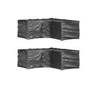 Housses de salon de jardin en forme de L 2 pcs 16 oillets 3155370