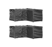 Housses de Salon de Jardin en Forme de L Protection 2 pcs Polyéthylène vidaXL