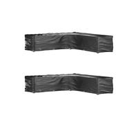 Housses de salon de jardin en forme de L 2 pcs 20 oillets 3155375