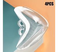 Housses De Sécurité En Silicone Pour Coin De Table De Bébé,Couverture De Bord Anti-Collision,Autocollant De Pare-Chocs Latéral Souple Épaissi Pour Enfants,4 Pièces,8 Pièces - Type 4pcs-Circular Arc