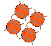 Housses de sécurité réfléchissantes haute visibilité pour sacs à d ' extérieur, vélos, fermeture sécurisée à crochets et boucles, accessoires de sécurité polyvalents pour tente de vélo de randonnée