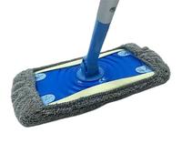 Housses de serpillère | Serpillère pour nettoyage humide et sec | Lingettes humides et sèches pour carrelage, parquet, salon, cuisine, entrée, salle de bain