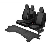 Housses de siège ajustées Hero et tapis de sol en caoutchouc compatibles avec Fiat Ducato à partir de 2016 - EIN Set