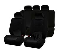 Housses de siège auto avec couvre-volant et ceinture A18 (noir)