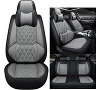 Housses de siège auto complètes pour Renault Kangoo(KC) - Ensemble en cuir nappa imperméable et respirant avec base antidérapante (avant et arrière)