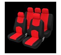 Housses De Siège Auto Complètes pour Vector M12 Appuie Têtes Amovibles Polyester Protections Tout Compris Housse De Protection Siège(Red Full Set)