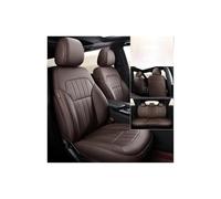 Housses De Siège Auto en Cuir Personnalisées pour Focus pour Fiesta pour Mondeo Mk4 pour Ranger pour Mustang pour Kuga Housses Siège Protection(5Pcs-Coffee)