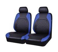 Housses de siège auto en cuir PU compatibles avec Volkswagen Golf Amarok Canyon Aventura Atlas Beetle Jetta Bora CC(2Seats-blue)