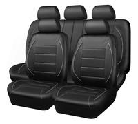 Housses De SièGe Auto en Cuir PU VéRitable pour Audi A4/S4/RS4 B6 Sedan 2001 2002 2003 2004, ImperméAbles, AntidéRapantes Et Respirantes,Grey