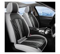 Housses de siège auto Ensemble Complet De Housses De Siège Auto Universelles En Similicuir Pour BMW Série 3 E21 E30 E36 E46 E90 E91 E92 I3 Protection Siege Voiture(Grey,Standard)