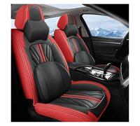 Housses de siège auto Ensemble Complet Housses Siège Auto Universelles En Similicuir Pour Infiniti FX35 ESQ EX25 JX35 M25 M35 QX50 QX56 QX60 QX70 Q60 G35 Protection Siege Voiture(Rouge,LUXUry)