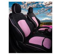 Housses de siège auto Housses De Siège Auto Avec Coussins De Protection Pour MINI Pour Cooper F55 5 Portes F56 Hatchback Pour F57 Cabriolet 2019-2023 Protection Siege Voiture(Pink)