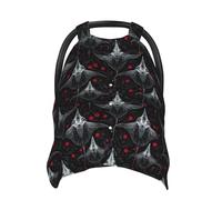 Housses de siège auto pour bébé de style gothique avec imprimé raie manta, housse d'allaitement, housse d'allaitement, housses de poussette, auvent multi-usage pour siège auto pour bébé, garçons et