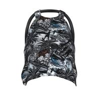 Housses de siège auto pour bébé imprimées style rue hawaïenne, housse d'allaitement, housse d'allaitement, housses de poussette, auvent multi-usage pour siège auto pour bébé, garçons et filles