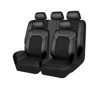 Housses de Siège Auto pour Chevrolet Chevy Silverado 1500 2500 3500 HD 2007-2026, Cuir PU Respirant et Résistant à l'usure Complet Protection Sièges Accessoires,A/Black