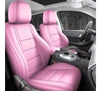 Housses De Siège Auto Pour Nissan Altima 2019-2025 niveaux de finition SR/SL/Platinum/Edition ONE, Ajustement Parfait, Imperméable Et Antitache, Compatible Airbags Latéraux, Tous Saisons, Rose Poudré