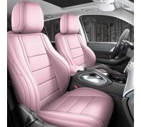 Housses De Siège Auto Pour Nissan Altima 2019-2025 niveaux de finition SR/SL/Platinum/Edition ONE, Ajustement Parfait, Imperméable Et Antitache, Compatible Airbags Latéraux, Tous Saisons, Rose Clair