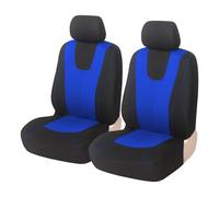 Housses de siège auto Pour Tesla Pour Model-3 Pour Model-S Pour Model-X - Coussin De Siège Auto En Tissu Respirant Protection Et Tapis Protection Siege Voiture(4Pcs-Blue)