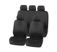 Housses De Siège Auto Universelles 5 Places Ensemble Complet en Polyester Protections Tout Compris Quatre Saisons Housse De Protection Siège(Full Set Red)