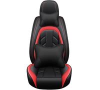 Housses de siège Auto universelles for Audi TT TTS Q9 S1 SQ8 SQ2 SQ7 Tout-Terrain A2 A0 Q4 e-tron Concept GT Accessoires(Black Red Luxury)