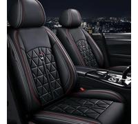 Housses de siège auto universelles pour siège avant de voiture - Lot de 2 housses de siège de voiture imperméables en cuir PU - Convient pour Toyota avensis t25 t27 Camry C-HR Hilux Land Cruiser Prado