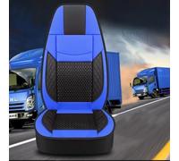 Housses de siège Avant Camion pour DAF LF CF XF XG XG+,Noir/Rouge/Marron/Bleu Couverture Couvre Protection siège Cuir Maille Respirant conducteur Passager Interieur Accessoire Camion
