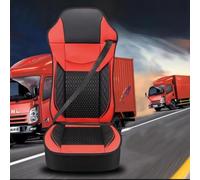Housses de siège Avant Camion pour Renault T C D K Master Trucks E-Tech,Noir/Rouge/Marron/Bleu Couverture Couvre Protection siège Cuir Maille Respirant conducteur Passager Interieur Accessoire Camion